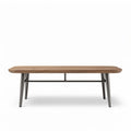 Wooden coffee table with metal legs 120 x 60 x 45cm for living room use