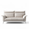 Fabric loveseat with modern design and metal legs 200 x 90 x 85cm